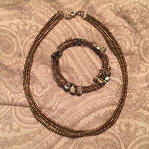 Silpada necklace & bracelet set