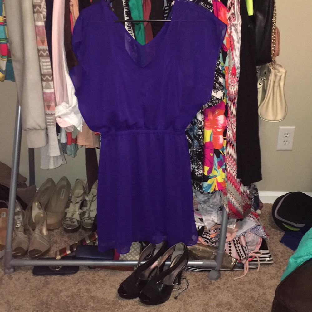 Express purple dress