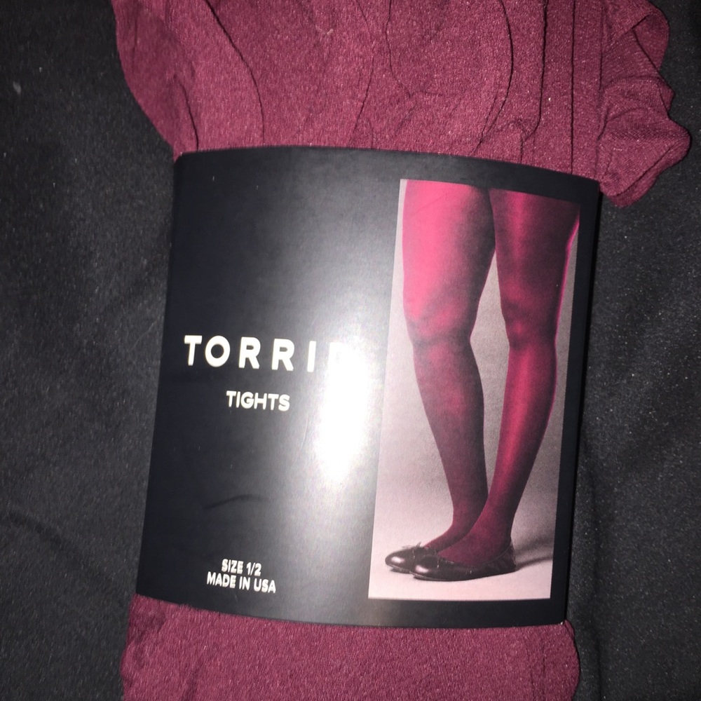 Torrid burgundy tights