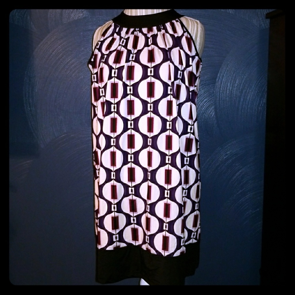 Sleeveless Multicolored Dress- 10