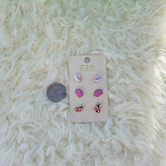 Mini doggy dessert earrings set - Picture 3 of 3