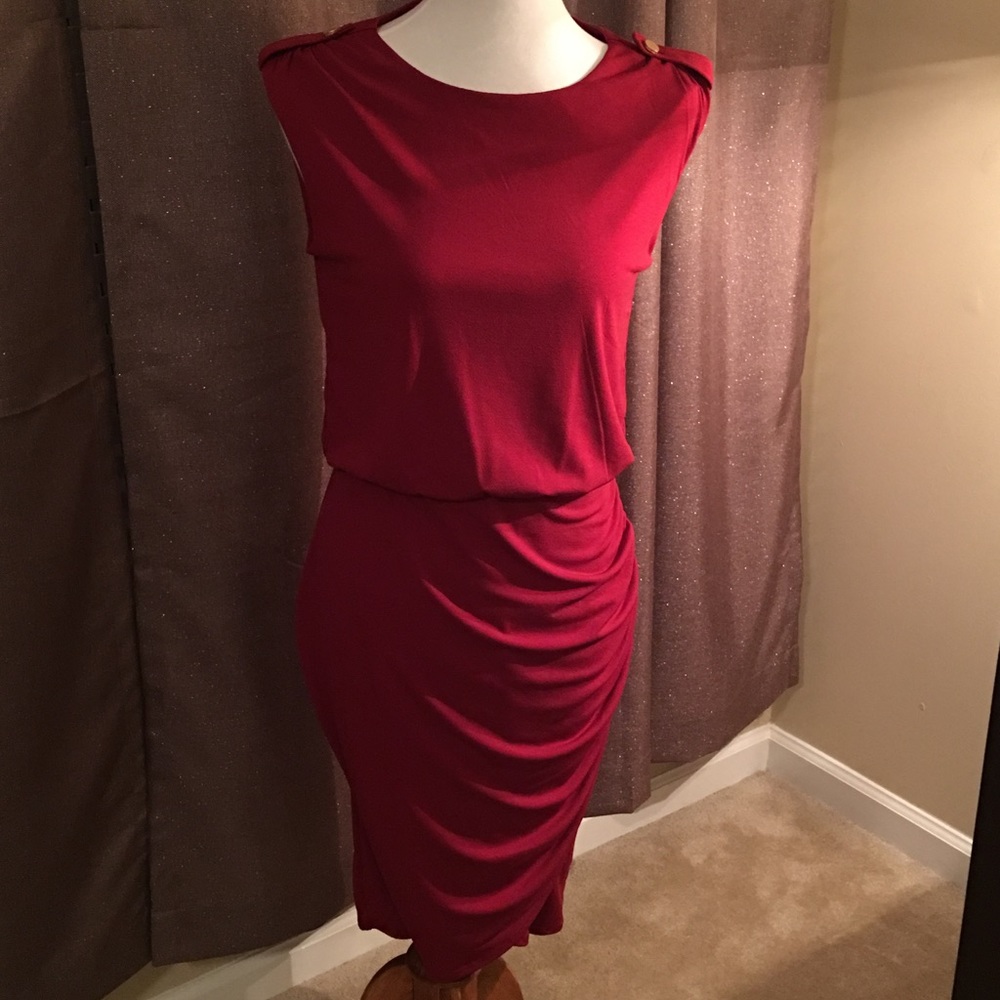 Beautiful Red Banana Republic Tulip dress