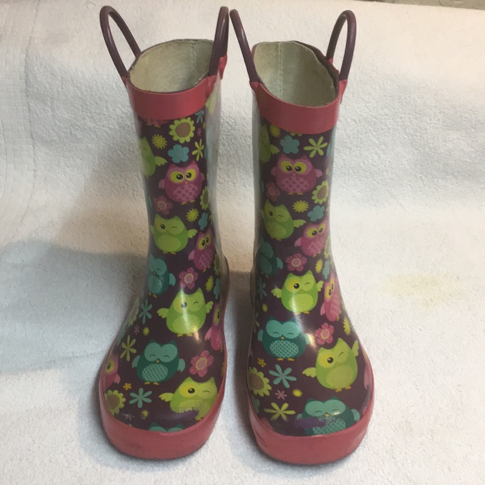 Owl Parade Girls Rain Boots 🦉