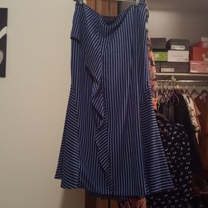 Banana Republic Asymmetrical Midi Skirt