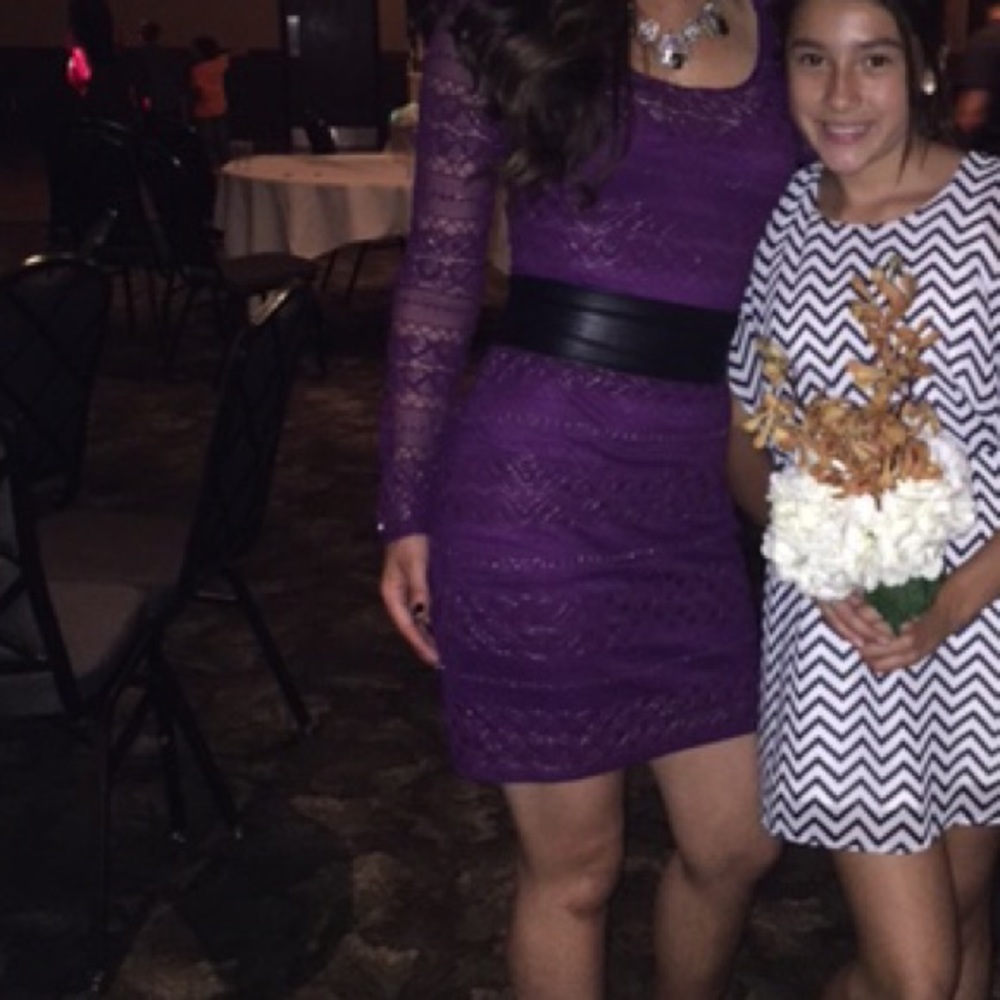 Purple dress