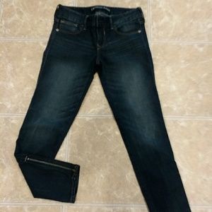 Express side zipper jeans
