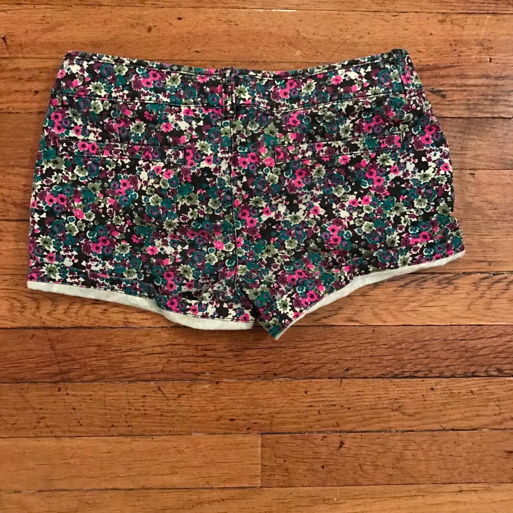 American Eagle Outfitters canvas floral shorts 6