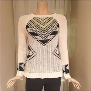 Modcloth Geometric knit sweater