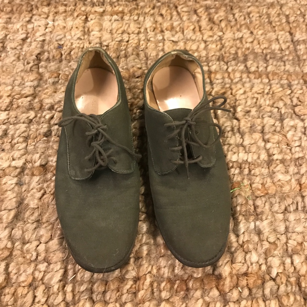 Marais USA green oxfords