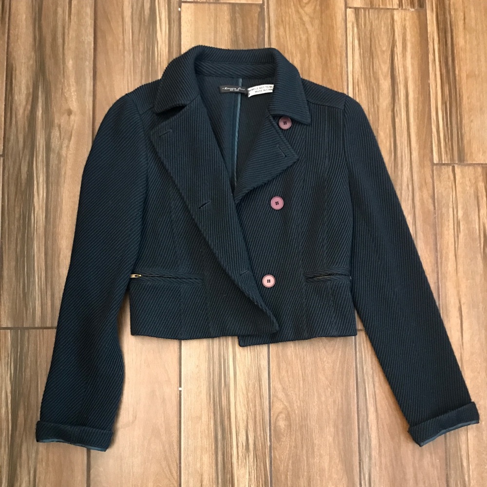 Teal Crop Jacket
