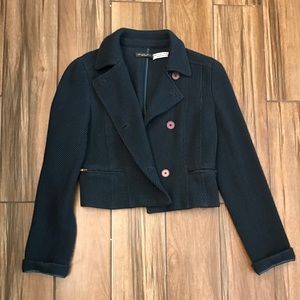 Teal Crop Jacket