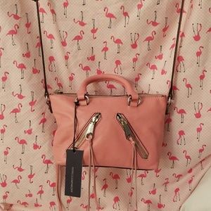 Rebecca Minkoff Micro Moto Satchel Cross Body Bag