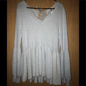 BRAND NEW Lauren Conrad Peplum Sweater