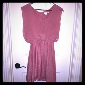 Francesca's Shiny Blouson Dress