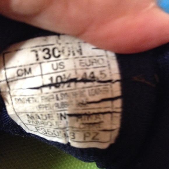 Asics blue tennis shoes 10 1/2 - Picture 5 of 7