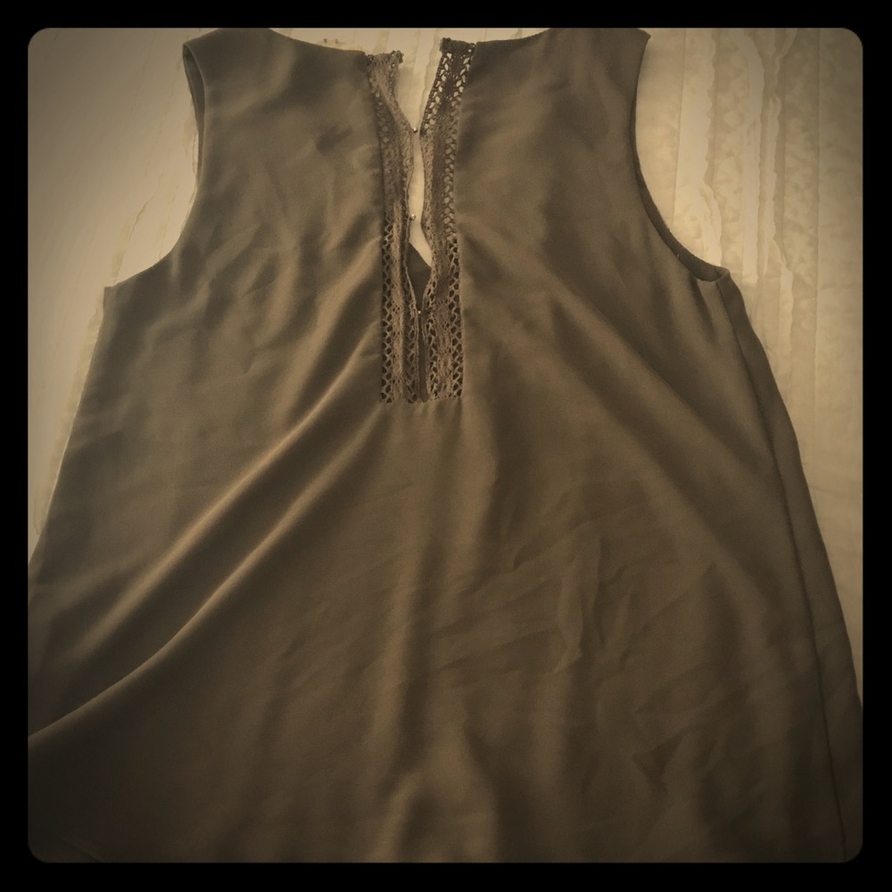 Soft brown top with detail