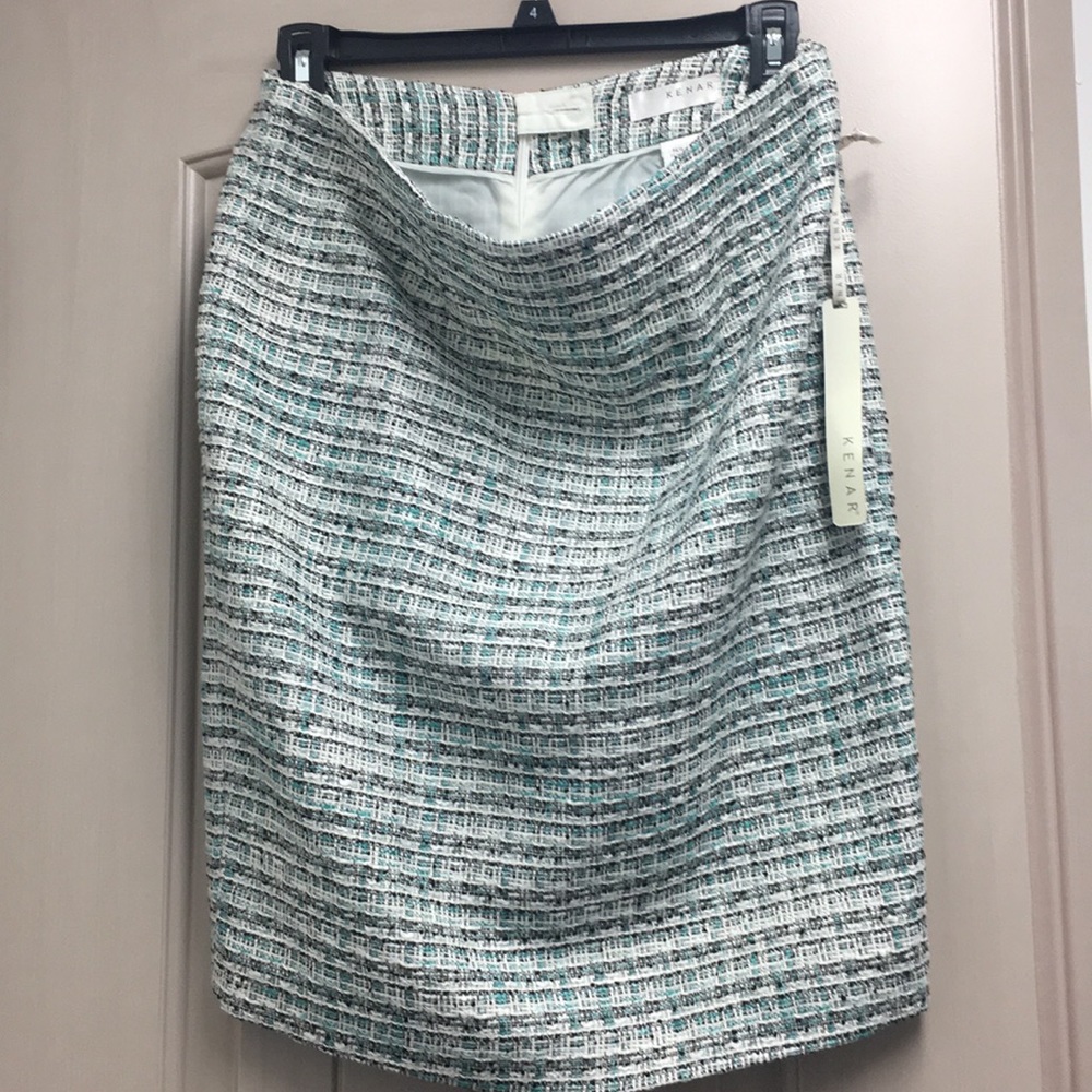 Kenar Tweed Pencil Skirt size 4 - Picture 5 of 8