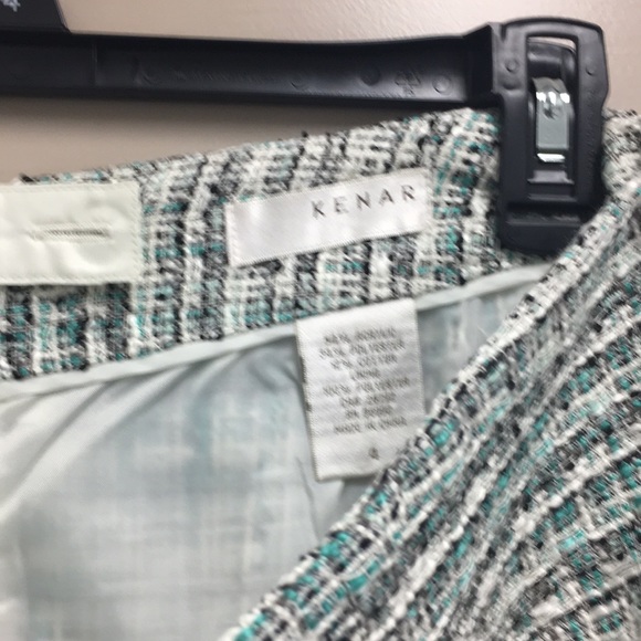 Kenar Tweed Pencil Skirt size 4 - Picture 6 of 8