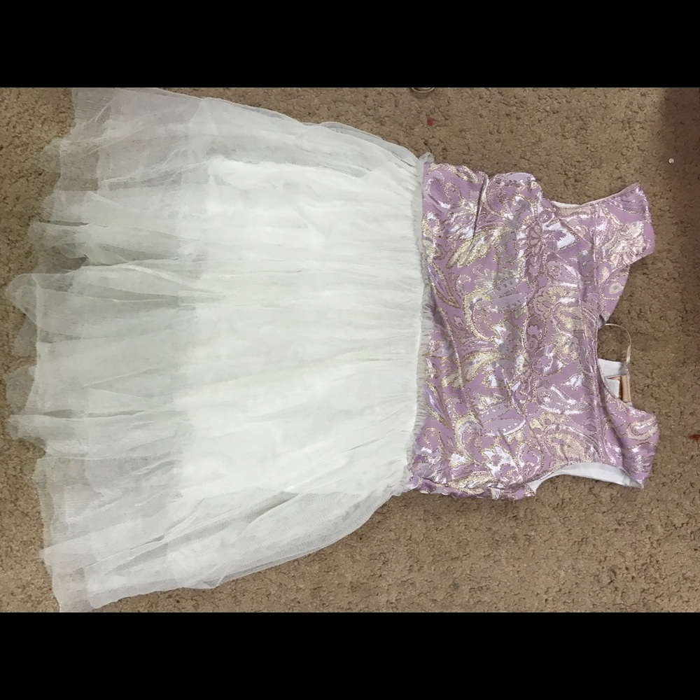 Size 7 girls glitzy formal dress