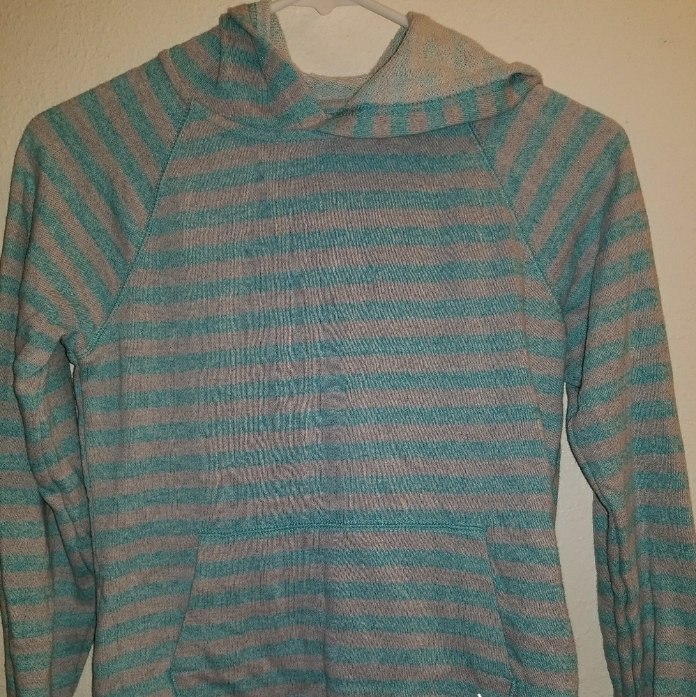 Blue hoodie