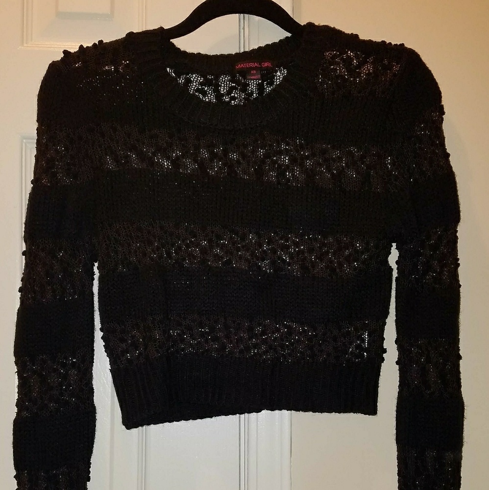 ☇SALE 🍁Mini Pom Pom Crop Top Sweater