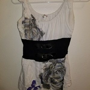 Floral date night tank top