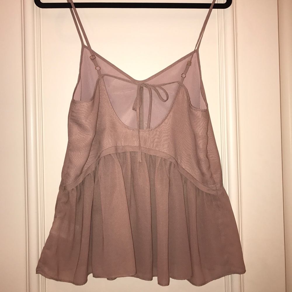 Kimchi Blue light pink/cream blouse