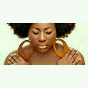 Yellow Oval Wooden Earrings