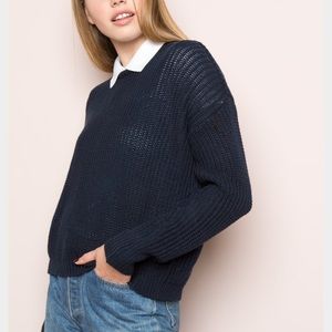 Brandy Melville navy blue sweater