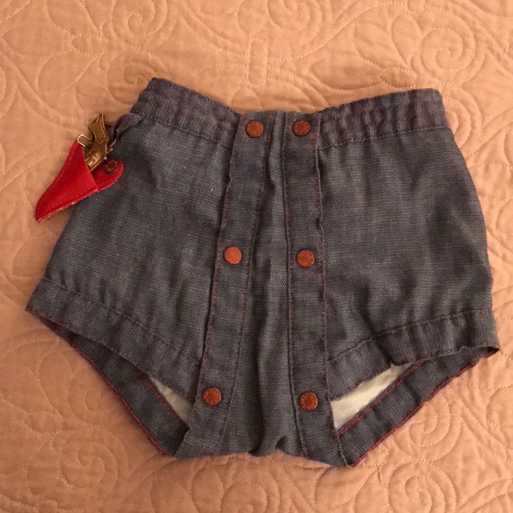 Cloth diaper cover, diaper jeans.