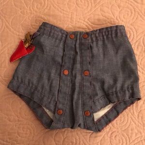 Cloth diaper cover, diaper jeans.