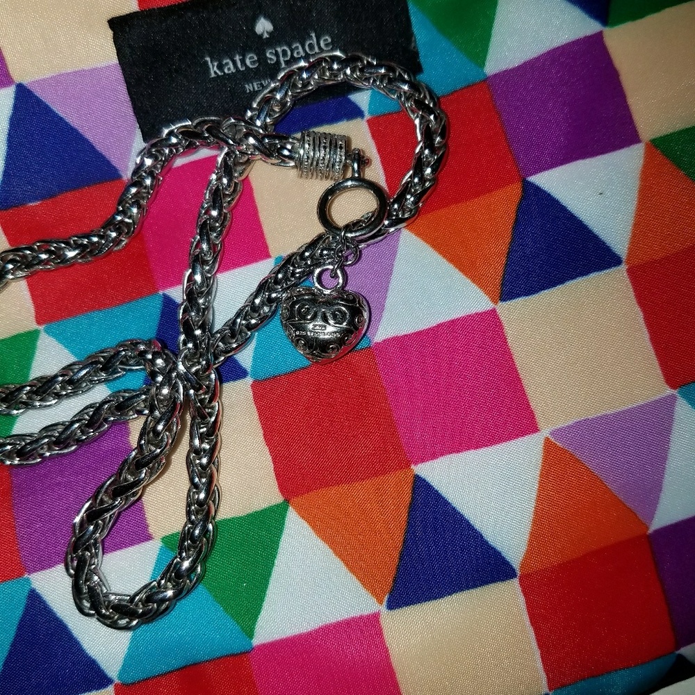 Cute  heart Necklace not long almost choker style