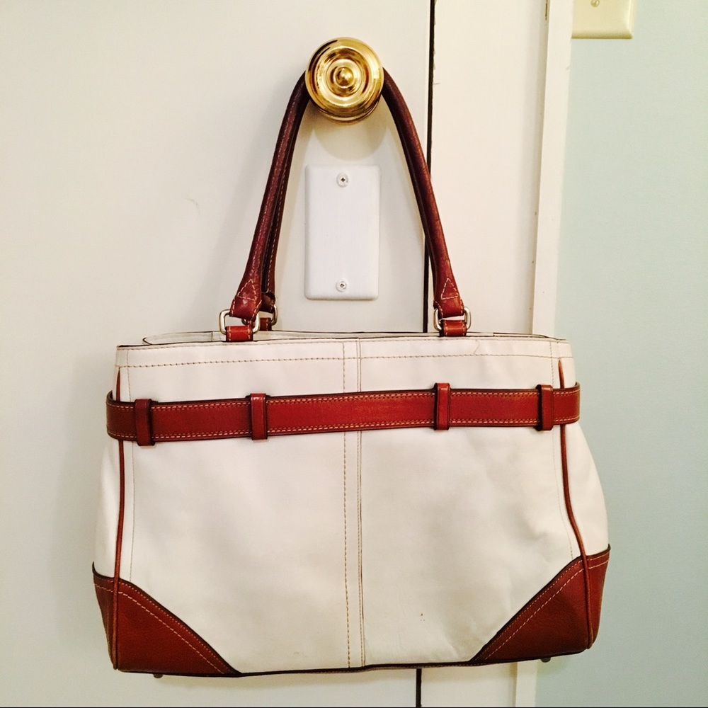 Coach Large Hampton Leather Satchel - image 2