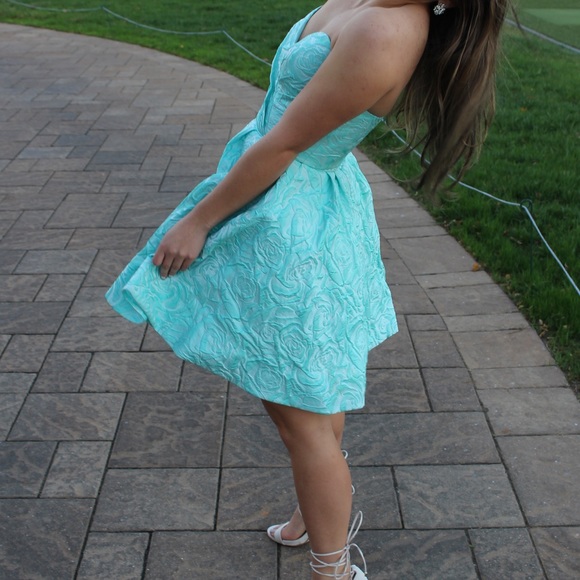 Sherri Hill Dresses & Skirts - Aqua Sherri Hill Dress size 6