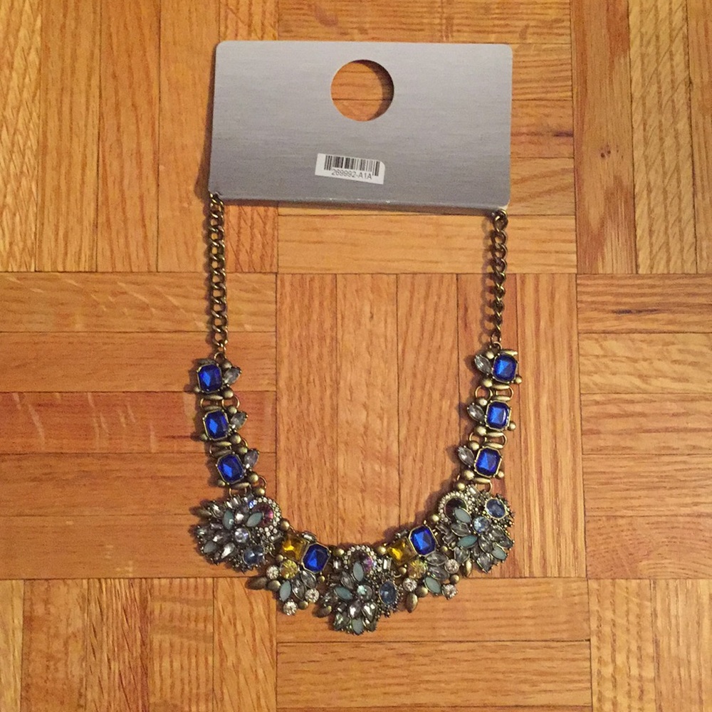 Jewel Toned Statement Necklace