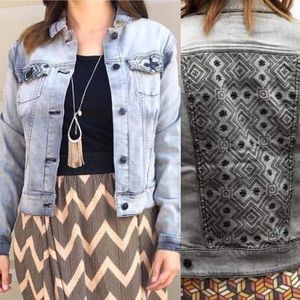 LULAROE GREY HARVEY DENIM JACKET BNWT