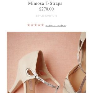 mimosa t strap heels