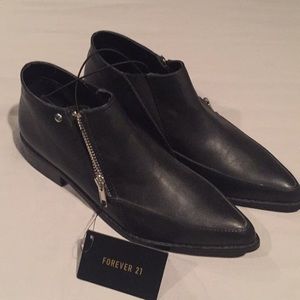 Forever 21 Black Ankle Boots
