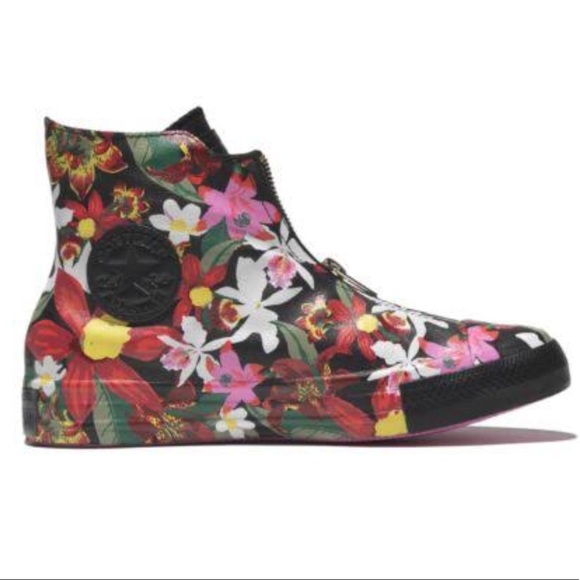 Converse x PatBo Black Floral Hi Top (Limited) - Picture 2 of 8