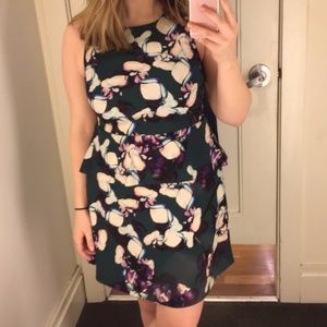 Floral Peplum Dress