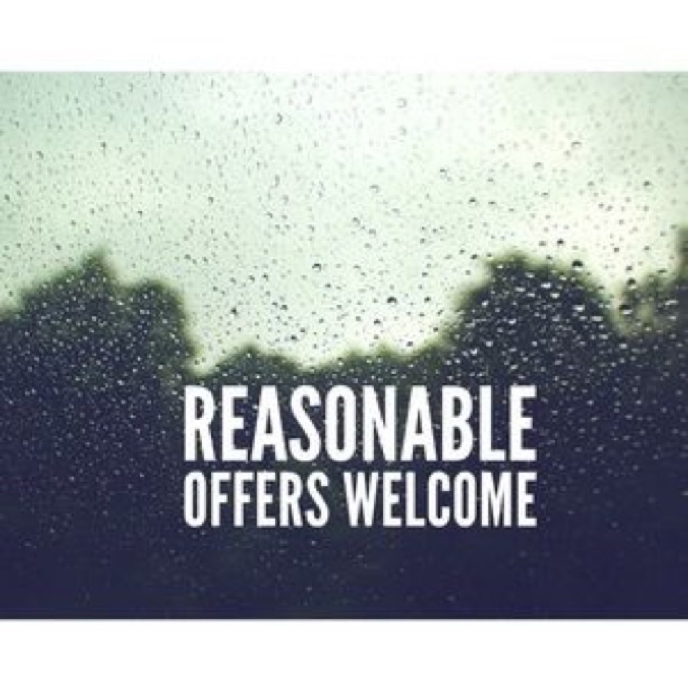 Reasonable offers are welcome!