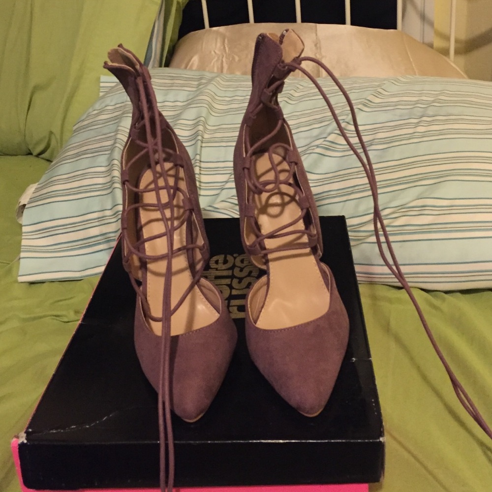 Strappy heels