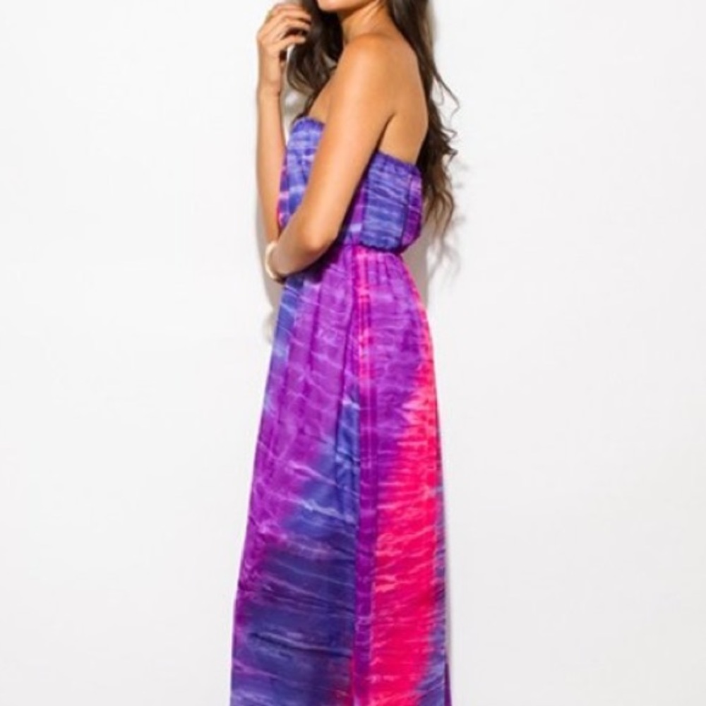 Lovely tie dye maxi dress - Picture 2 of 4