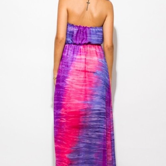 Lovely tie dye maxi dress - Picture 3 of 4