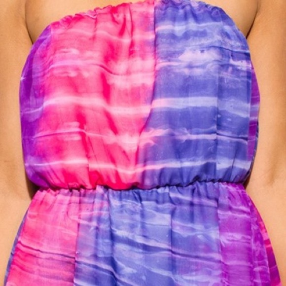 Lovely tie dye maxi dress - Picture 4 of 4