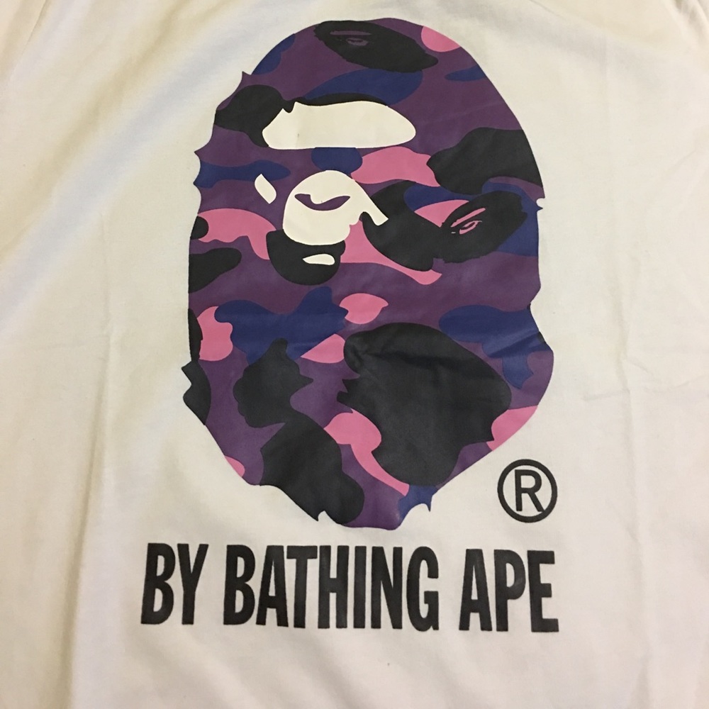 A Bathing Ape Purple logo