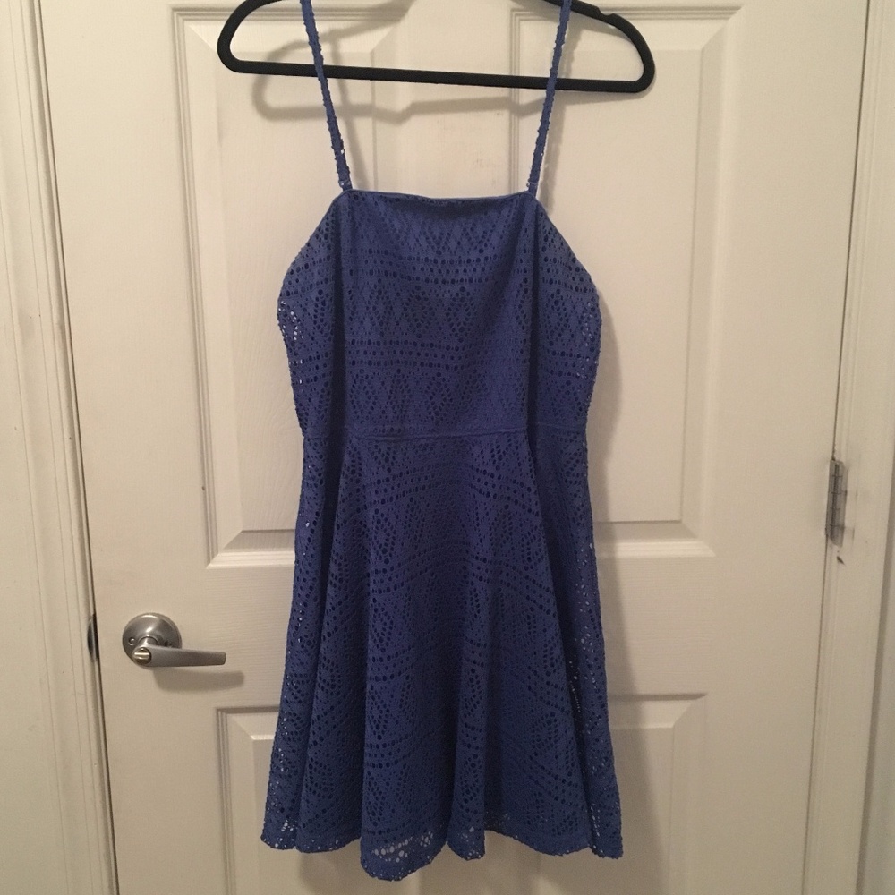 Blue Lace Dress