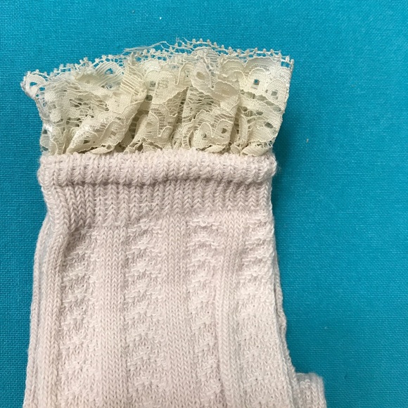 Cream extra long boot socks - Picture 2 of 2