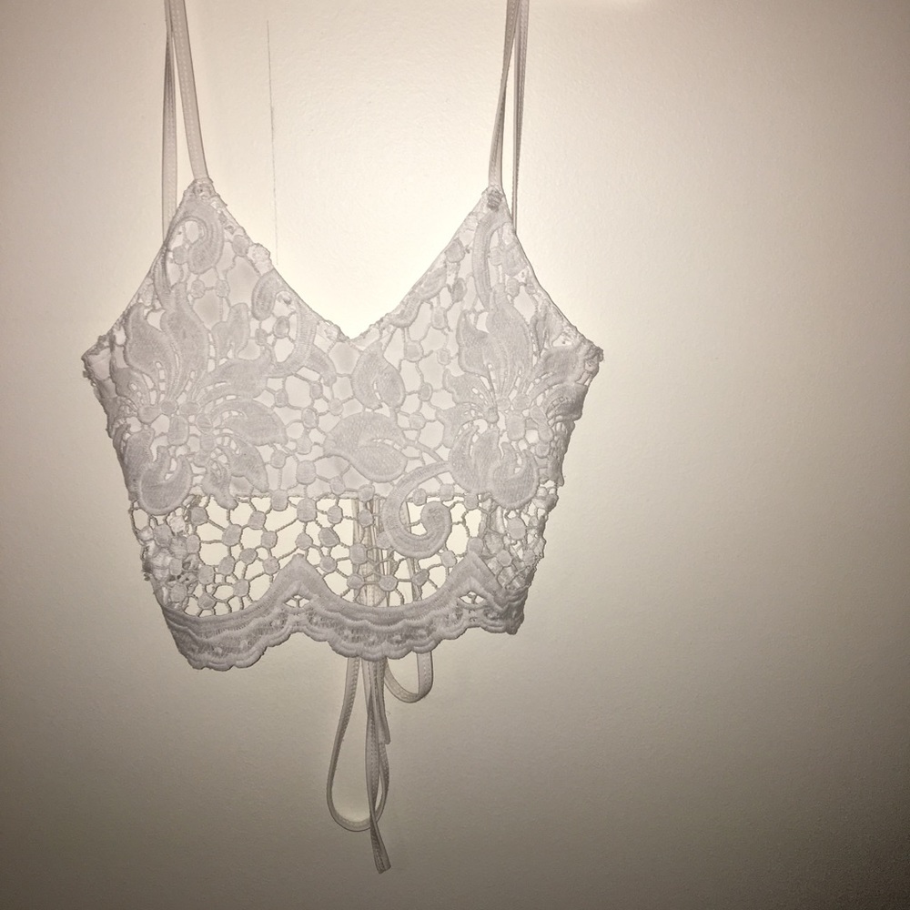 White Crop Top
