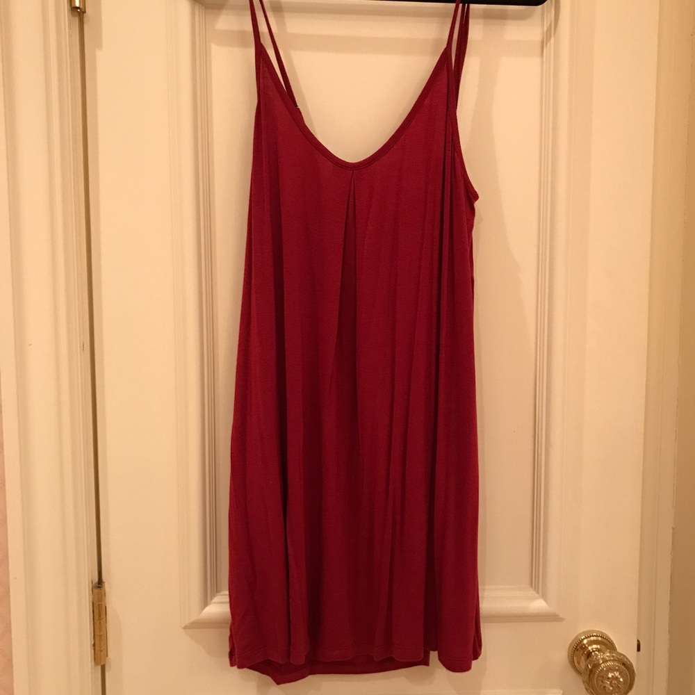 Tobi Dark Red Dress